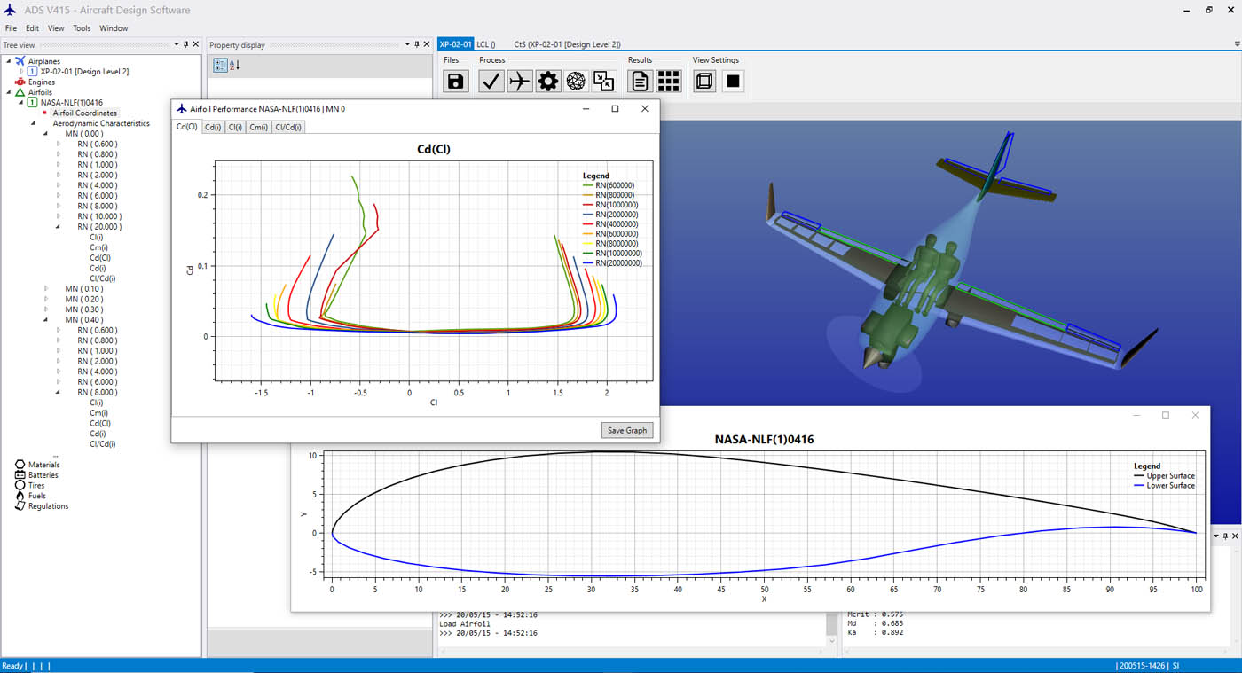 Aircraft design software