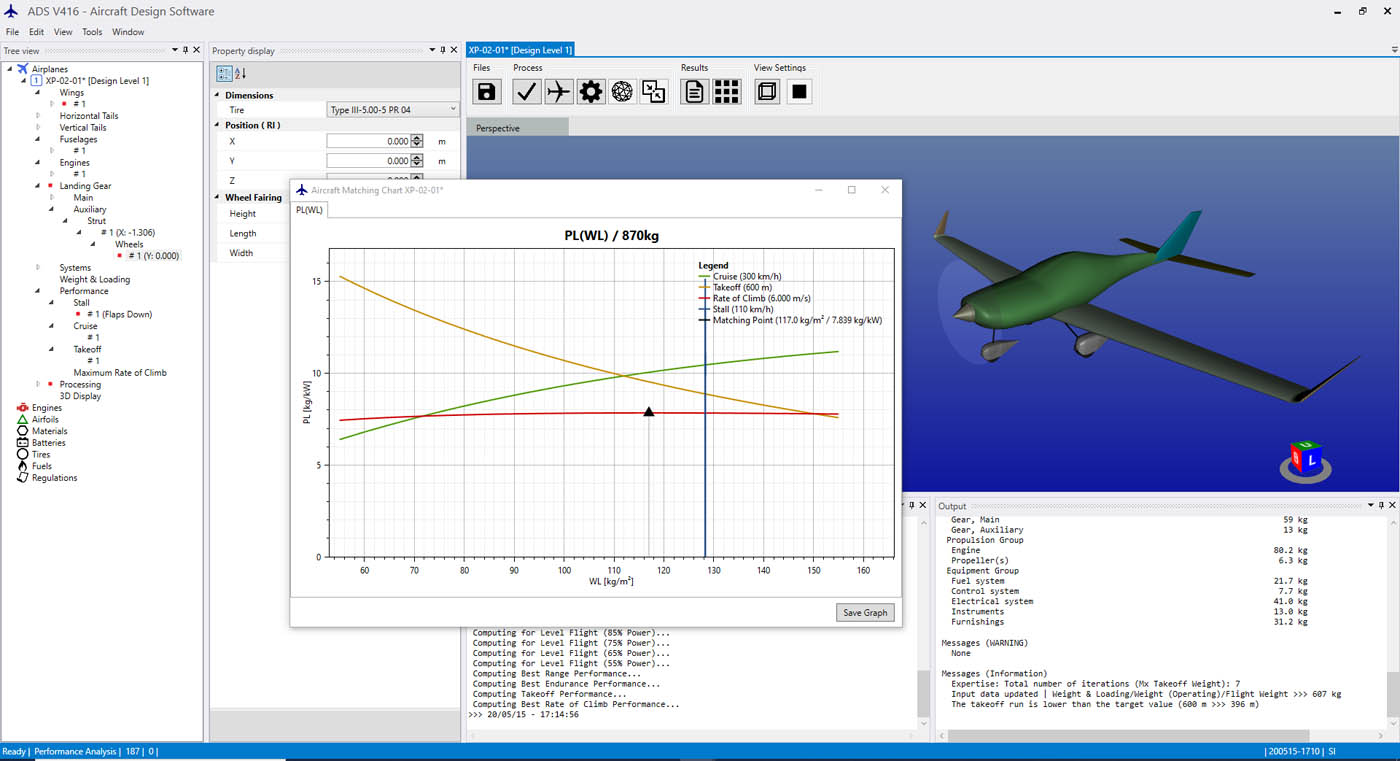 Aircraft design software